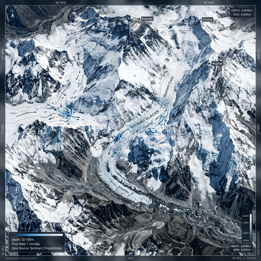 Glacier Mapping & Terrain Delineation